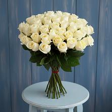 Букет 51 Белая роза Эдлесс Лав #REPLACE_PRED# Лаишево