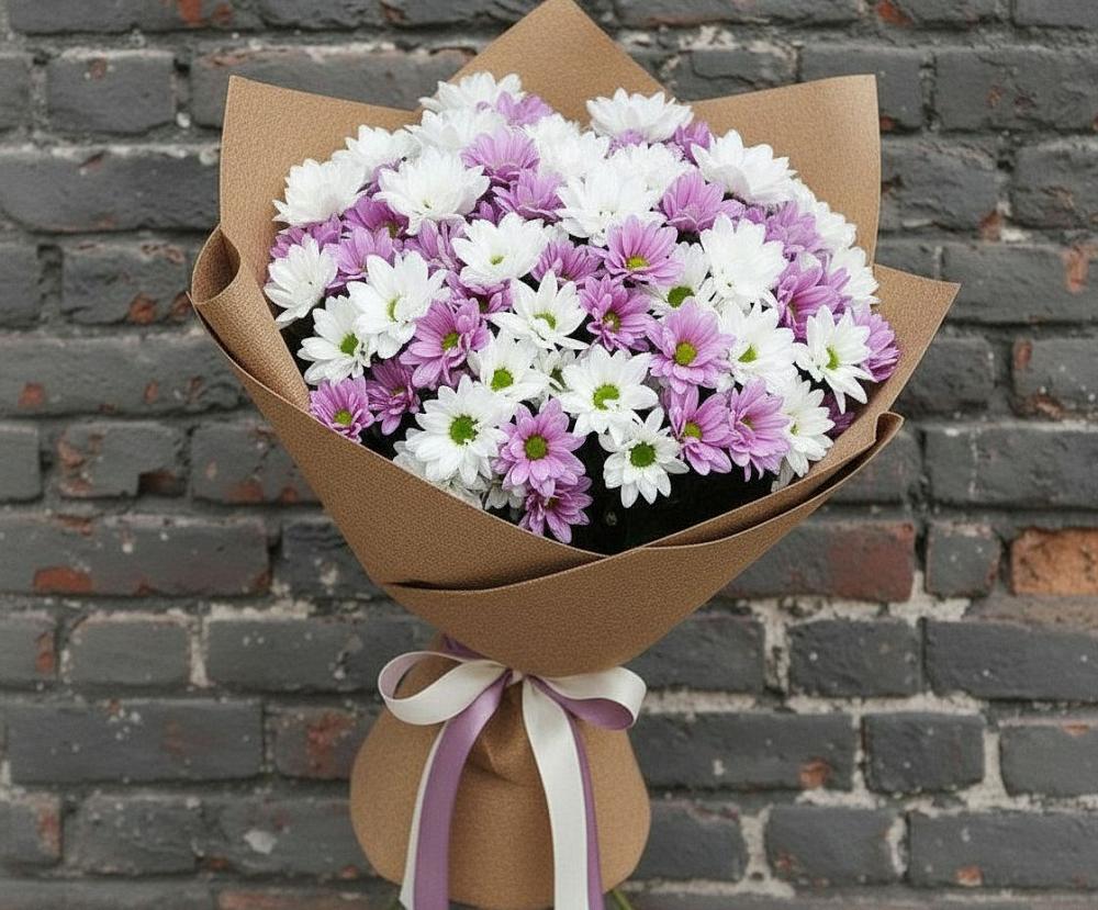 Букет цветов из: Хризантемы в Лаишево