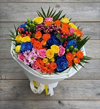 Букет цветов из:  Розы и Хризантемы #REPLACE_PRED# Лаишево