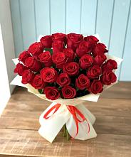 Букет 29 Красных роз в Лаишево