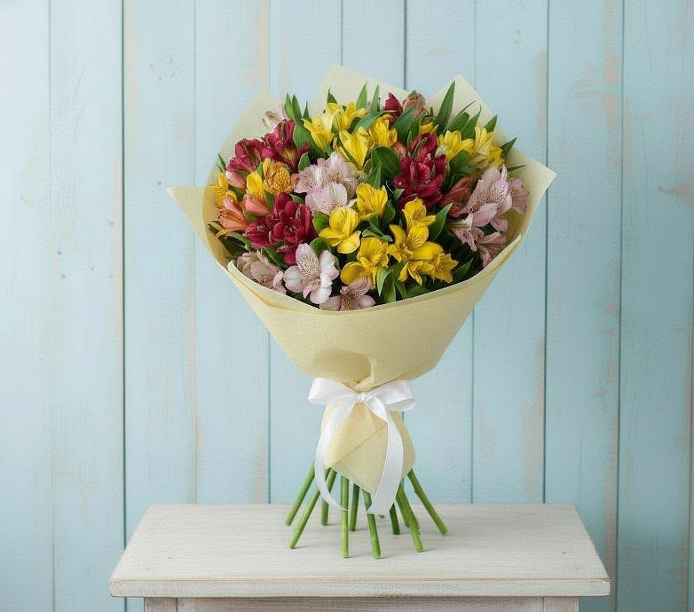 Букет цветов из: Альстромерии в Лаишево