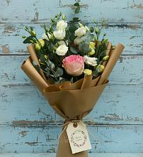 Букет цветов из:  Розы и Лизиантусы #REPLACE_PRED# Лаишево